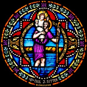 성 크리스토포로_by Carl Huneke_in the Church of St Joan of Arc in Yountville_California USA.jpg